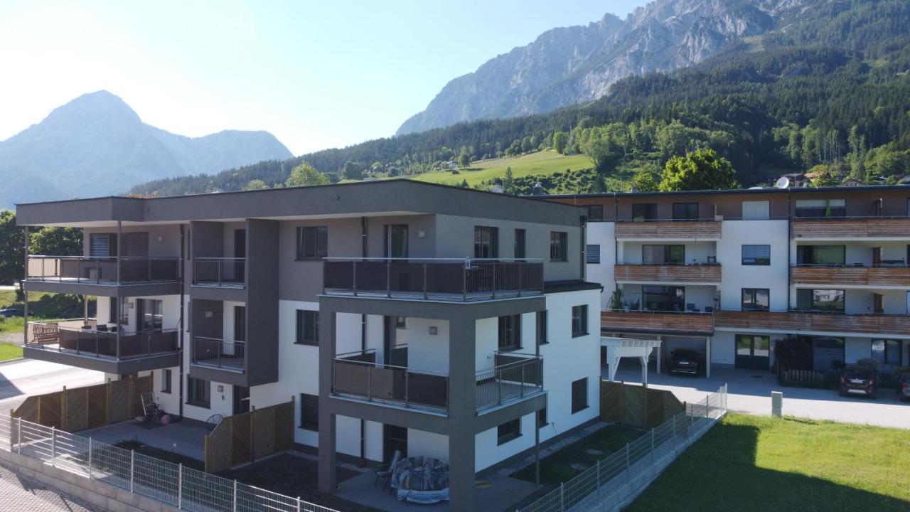 Appartement Ferienwohnung Bergahorn Groebming 格洛博明 外观 照片